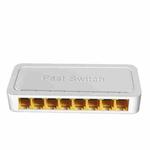8 Port 10/100/1000Mbps MINI Ethernet Desktop Switch