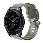 For Samsung Galaxy Watch 42mm 20mm Transparent Shiny Diamond TPU Watch Band(Black)