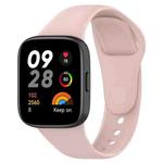 For Redmi Watch 3 Loop Type Solid Color Silicone Watch Band(Pink)