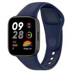 For Redmi Watch 3 Loop Type Solid Color Silicone Watch Band(Midnight Blue)