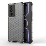 For Xiaomi Redmi K60 / K60 Pro Shockproof Honeycomb Phone Case(Black)