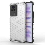 For Xiaomi Redmi K60e Shockproof Honeycomb PC + TPU Phone Case(White)