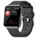 KS03 1.72 inch Color Screen Smart Watch,Support Heart Rate Monitoring / Blood Pressure Monitoring(Black)