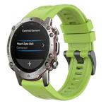 For Amazfit Falcon 22mm Quick-Release Solid Color Silicone Watch Band(Lime Green)