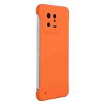 For Xiaomi 13 ENKAY Hat-Prince Matte Frameless Hard PC Phone Case(Orange)