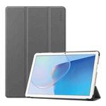 For Huawei MatePad SE 10.1 ENKAY 3-fold Stand Custer Leather Smart Tablet Case(Grey)
