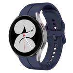 For Samsung Galaxy Watch4 40mm 20mm Loop Silicone Watch Band(Navy Blue)