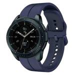 For Samsung Galaxy Watch 42mm 20mm Loop Silicone Watch Band(Navy Blue)