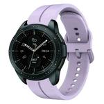 For Samsung Galaxy Watch 42mm 20mm Loop Silicone Watch Band(Purple)