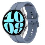 For Samsung Galaxy Watch 6 40mm 20mm Loop Silicone Watch Band(Blue)