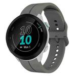 For Garmin Forerunner 55 20mm Loop Silicone Watch Band(Dark Grey)