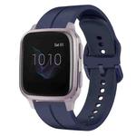 For Garmin Venu SQ 20mm Loop Silicone Watch Band(Navy Blue)