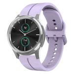 For Garminmove Luxe 20mm Loop Silicone Watch Band(Purple)