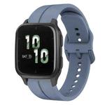 For Garmin Forerunner Sq2 20mm Loop Silicone Watch Band(Blue)