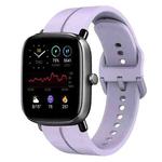 For Amazfit GTS 2 Mini 20mm Loop Silicone Watch Band(Purple)