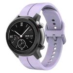 For Amazfit GTR 42MM 20mm Loop Silicone Watch Band(Purple)