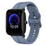 For Amazfit Pop 20mm Loop Silicone Watch Band(Blue)