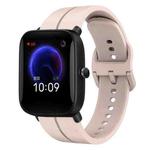 For Amazfit Pop 20mm Loop Silicone Watch Band(Pink)