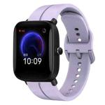 For Amazfit Pop 20mm Loop Silicone Watch Band(Purple)