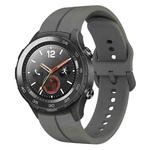 For Huawei Watch 2 20mm Loop Silicone Watch Band(Dark Grey)
