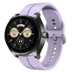 For Huawei Watch Buds 22mm Loop Silicone Watch Band(Purple)