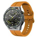 For Huawei Watch GT 3 SE 22mm Loop Silicone Watch Band(Amber Yellow)