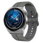 For Huawei Watch GT3 Pro 46mm 22mm Loop Silicone Watch Band(Dark Grey)