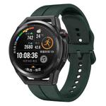 For Huawei Watch GT Runner 22mm Loop Silicone Watch Band(Dark Green)