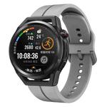 For Huawei Watch GT Runner 22mm Loop Silicone Watch Band(Grey)