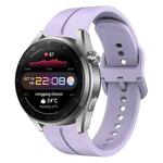 For Huawei Watch 3 Pro New 22mm Loop Silicone Watch Band(Purple)