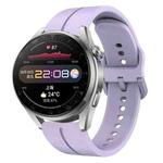 For Huawei Watch 3 Pro 22mm Loop Silicone Watch Band(Purple)