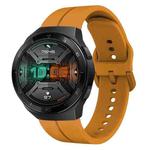 For Huawei Watch GT 2E 22mm Loop Silicone Watch Band(Amber Yellow)