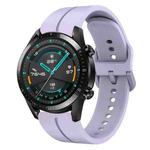 For Huawei GT2 46mm 22mm Loop Silicone Watch Band(Purple)