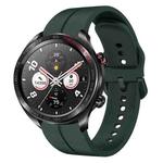 For Honor Watch Dream 22mm Loop Silicone Watch Band(Dark Green)