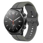 For Xiaomi MI Watch S1 22mm Loop Silicone Watch Band(Dark Grey)