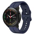 For Xiaomi MI Watch S1 Pro 22mm Loop Silicone Watch Band(Navy Blue)