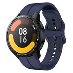 For Xiaomi MI Watch S1 Active 22mm Loop Silicone Watch Band(Navy Blue)
