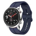 For Amazfit GTR 4 Pro 22mm  Loop Silicone Watch Band(Navy Blue)