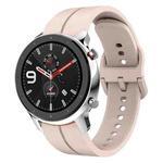 For Amazfit GTR 4 Pro 22mm  Loop Silicone Watch Band(Pink)