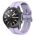 For Samsung Galaxy Watch3 45mm 22mm Loop Silicone Watch Band(Purple)