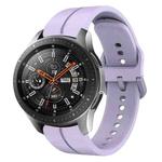 For Samsung Galaxy Watch 46mm 22mm Loop Silicone Watch Band(Purple)
