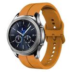 For Samsung Gear S3 Classic 22mm Loop Silicone Watch Band(Amber Yellow)
