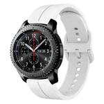 For Samsung Gear S3 Frontier 22mm Loop Silicone Watch Band(White)