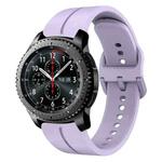 For Samsung Gear S3 Frontier 22mm Loop Silicone Watch Band(Purple)