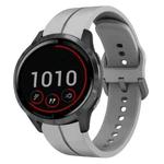 For Garmin Vivoactive4 22mm Loop Silicone Watch Band(Grey)