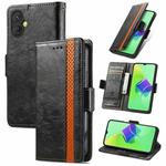 For Tecno Spark 9 Pro CaseNeo Splicing Dual Magnetic Buckle Leather Phone Case(Black)