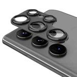 For Samsung Galaxy S23 Ultra ENKAY 9H Rear Camera Lens Aluminium Alloy Tempered Glass Film(Black)