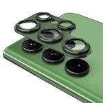 For Samsung Galaxy S23 Ultra ENKAY 9H Rear Camera Lens Aluminium Alloy Tempered Glass Film(Dark Green)