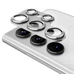 For Samsung Galaxy S23 Ultra ENKAY 9H Rear Camera Lens Aluminium Alloy Tempered Glass Film(Silver)
