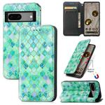 For Google Pixel 7A CaseNeo Colorful Magnetic Leather Phone Case(Emerald)